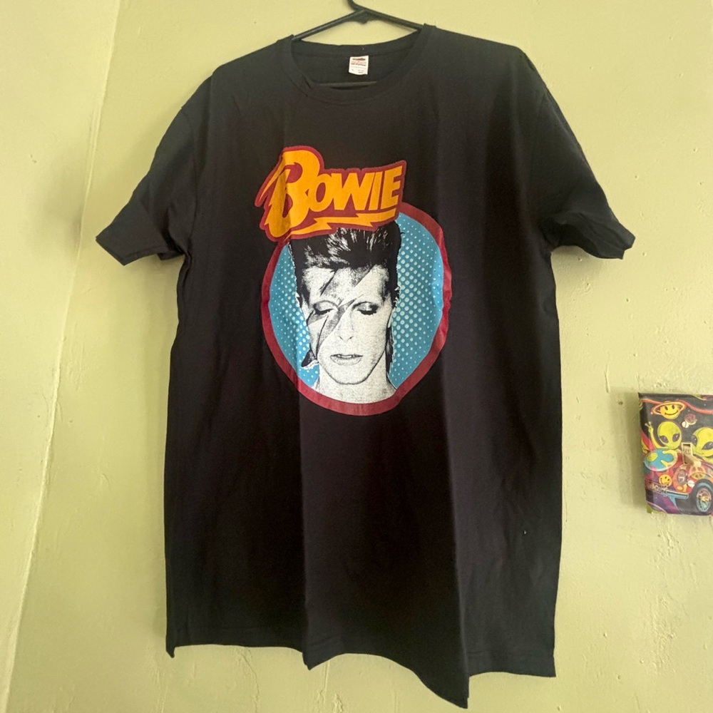Black David Bowie Graphic T-Shirt